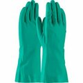Pip PIP Flock Lined Unsupported Nitrile Gloves, 15 Mil, Green, L, 1 Pair 50-N160G/L